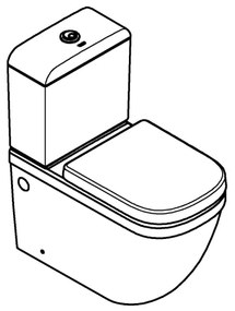 GROHE 39462000 - Set WC EURO CERAMIC, 67,5 x 37,4 x 77,4 cm, ceramică, alb