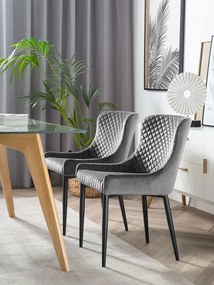 Set 2 buc. scaune pentru sufragerie Soho (gri). 1010073