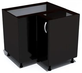 Corp inferior colt cu 2 usi Zebra negru