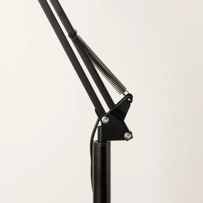 Brilagi - Lampă de podea flexibilă TASKER 1xE27/60W/230V, 184 cm, neagră