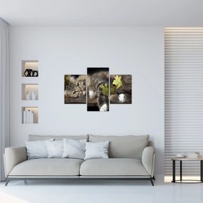 Tablou - Pisica mincinoasă (90x60 cm)