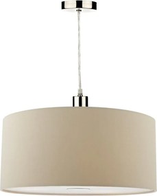 Där Lighting RON6529 - Lustră pe cablu RONDA 1xE27/60W/230V negru/bej