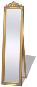 vidaXL Oglindă verticală in stil baroc 160 x 40 cm auriu