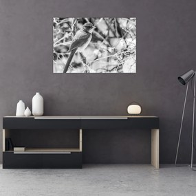 Tablou - Bluebird în timpul iernii (90x60 cm)
