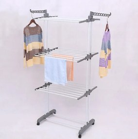 ShopJK USCĂTOR DE RUFE TIP CU BARE CULOARE ALB - GRI