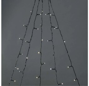 Nedis WIFILXT11W200 - LED perdea Crăciun 200 LED/8 funcții 5x7m IP65 Wi-Fi Tuya