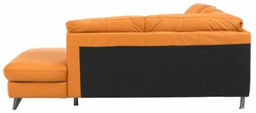 colţar, piele Pampas Amber M9030, stânga, LIBERA NEW