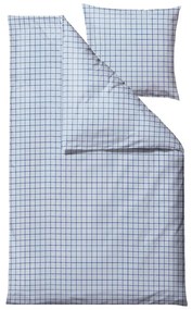 Lenjerie de pat albastru-deschis din bumbac ranforcé pentru pat de o persoană 140x200 cm Vista – Södahl