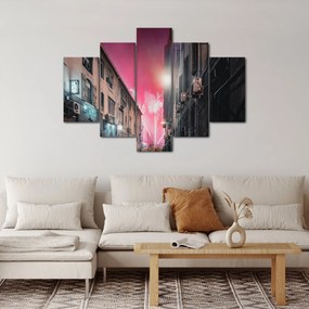 Tablou - Artificii din Marseille (150x105 cm)