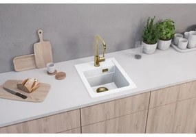 Chiuvetă de bucătărie ALVEUS 1139079 ATROX 50x40 cm alb
