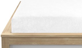 Cearsaf froté alb 120 x 200 cm