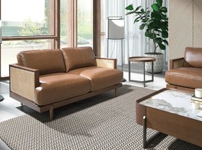 Masuta laterala deosebita design LUX Walnut-Marble