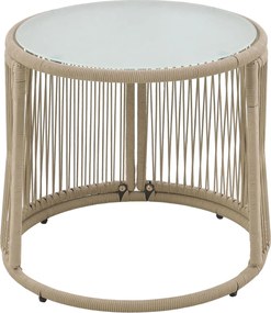 Set de lounge de grădină din 6 piese, Bej | Aosom Romania