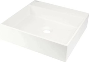 Lavoar pe blat alb Deante Correo 40 cm