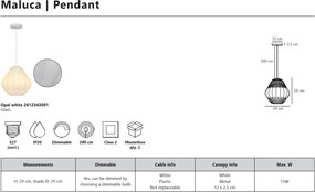 Pendul design modern Maluca D-29cm