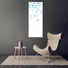 Tablou pe pânză canvas Pătrate albastre