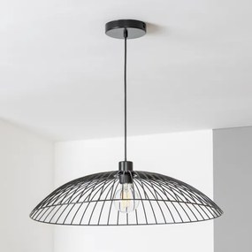 Brilagi - Lustră LED suspendată pe cablu CERIA WIRE, 1xE27/40W/230V, Ø 60 cm, negru