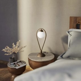 Veioza, Lampa de masa din alama in forma de lacrima Iside