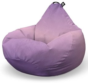 Fotoliu Puf Bean Bag tip Para XL, Topografic Mov