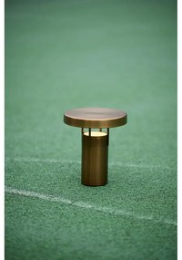 Veioză în culoarea bronz LED cu intensitate reglabilă (înălțime 20 cm) BringMe – Hübsch