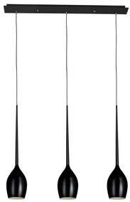 Lustra moderna Izza 3 BLACK
