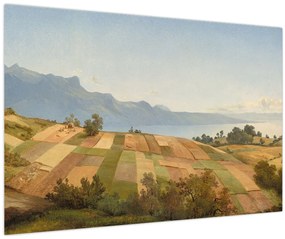 Tablou - Alexandre Calame, Swiss Landscape, reproducere (90x60 cm)
