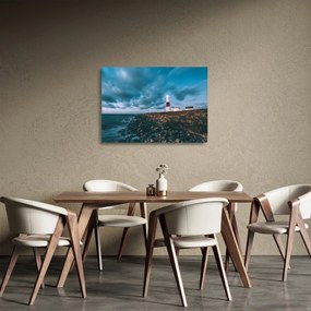 Tablou pe sticlă cu far (70x50 cm)