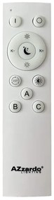 Plafonieră LED dimabilă SANTANA LED/80W/230V maro Azzardo AZ4997 + telecomandă