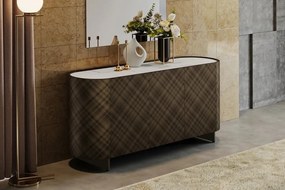 Comoda cu model optic 3D, Ceramica Alba, REFLECTION 150cm A-46502 VC