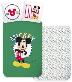 Disney Mickey Letters acoperire pentru lenjerie de pat 140×200cm, 70×90 cm