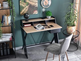 Masă PC Aspart (stejar + negru). Promo -12%. 1109727