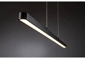 Lustră pe cablu dimabilă LED/42W LENTO 230V neagră Paulmann 79693