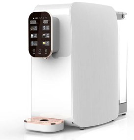 Aparat pentru purificarea si incalzirea apei de la robinet ELIXIR, 2100W, 38-99°C, Osmoza inversa, Imbogaatire minerala, Alb