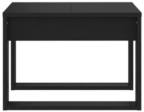 Masa laterala, negru, 50x50x35 cm, PAL 1, Negru
