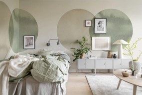 Fototapet, Eclipse, Beige Green, Rebel Walls