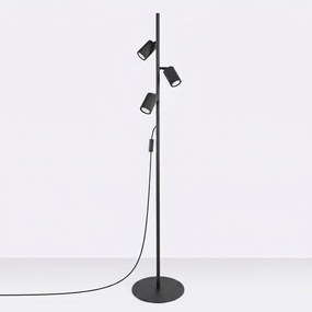 Sollux SL.2016 - Lampadar KARBON 3xGU10/10W/230V negru