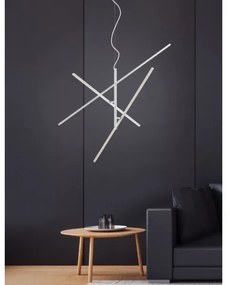 Lustră LED pe cablu dimabilă TIRIAC 3xLED/8,5W/230V albă Trio