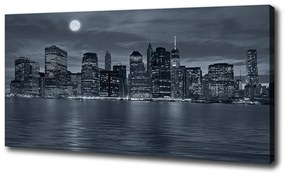 Print pe pânză New york, pe timp de noapte