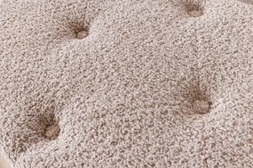 Bancheta tapitata cu spatiu de depozitare Extravagancia 140cm, boucle champagne greige