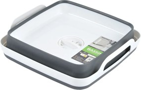 Lighean alb/gri 9 l – Homéa