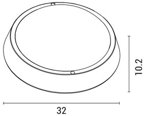 Aplică LED de exterior LED/30W/230V 4000K IP54 negru
