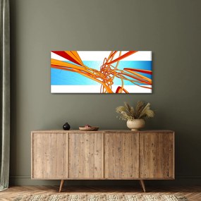 Tablou - Linii împletite, abstracție (120x50 cm)