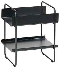 Masă consolă neagră din metal 36x48 cm A-Console – Zone