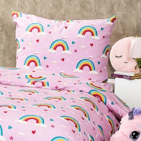 Lenjerie de pat din bumbac pentru copii4Home Rainbow, 140 x 200 cm, 70 x 90 cm, 140 x 200 cm, 70 x 90 cm