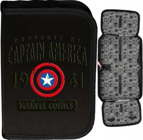 Set școlar CAPTAIN AMERICA AVENGERS - rucsac + penar + geantă de papuci