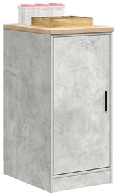 vidaXL Dulap depozitare garaj Beton Gri 40x51x85 cm lemn masiv de pin