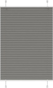 vidaXL Jaluzea plisată Antracit 90x150 cm Lățime țesătură 89,4 cm