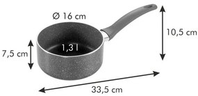 Cratiță Tescoma Manico Rosso 16 cm, 1,3 l