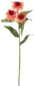 Floare artificială Třapatka lososová, 3 flori, 21x 12 x 62 cm