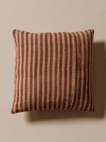 Perna decorativa, cu 2 fete, din lana si iuta naturala, Imazi 50x50cm